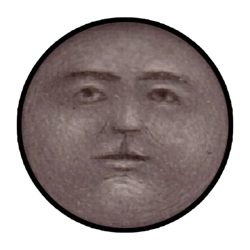лицо, монета, граф валевский сын наполеона, внешность, луна лицо
