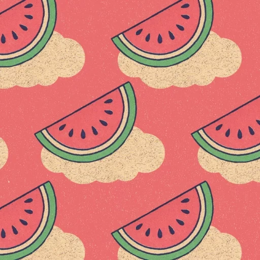 le angurie, watermelon, sullo sfondo c'è l'anguria, tatuaggio di anguria, anguria ombra rivoluzionaria