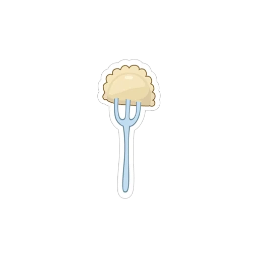 illustration, fourchette de poignard, la couleur de la crème aux champignons, dessin de la fourchette de poignard, fantaisie de fruits au caramel rigel d'un bâton 120