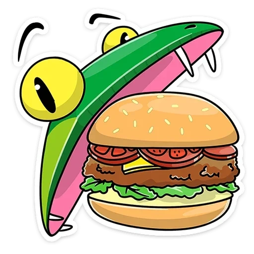 burger, burger pop art, burger srisovka, illustrazione di hamburger, disegno gamberger