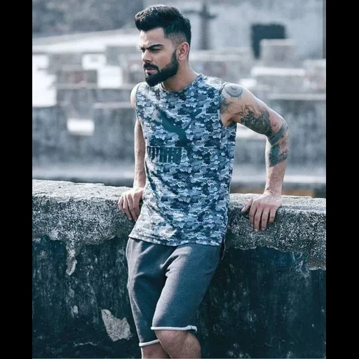 kohli vilat, men fashion, mode homme, t-shirts pour hommes, virat kohli workout