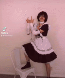 maid, the maid suit, maid clothes, leslie cosplay maid, femboy maid cosplay