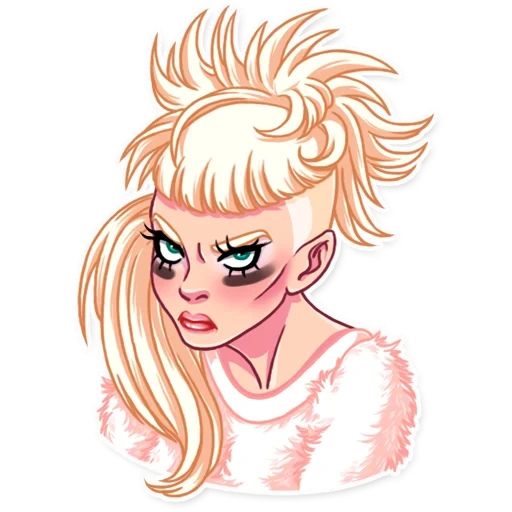 jovem, yolandi, personagem, improvisação e glamour