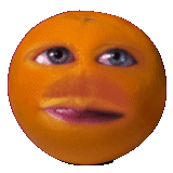 chico, naranja hablando, naranja molesta