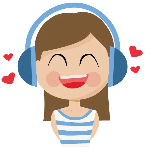 emoji, wanita muda, watsap girls, watsap girls, man of headphone clipart