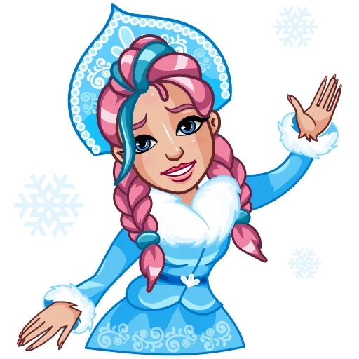 schnee mädchen, snegurochka poster, illustration der schneejungfrau, ein plakat eines schnittschnee maiden, poster der schnittschnee maiden 2017 a3 sphäre