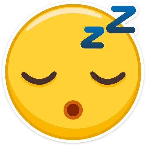 emoji, sonreír dormir, sueño de emoji, sueño sonriente, emojidex sonrisas
