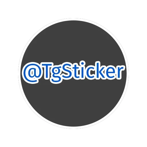 logo, dream tim house, stick logo, round sticker