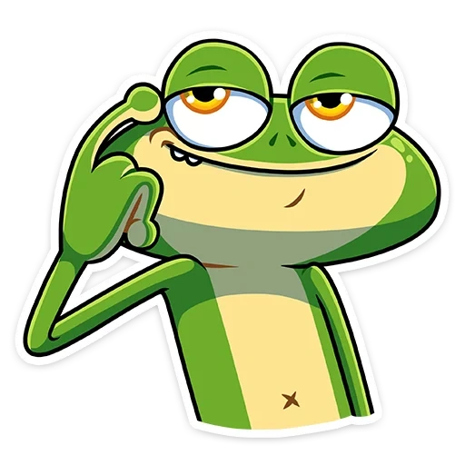 frog, frog, frog, frog stickers