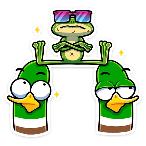 duck, frog, frog set, styk frog, engry berdz green bird