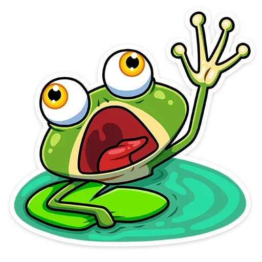katak, cinta itu lucu, menggambar katak, katak hijau