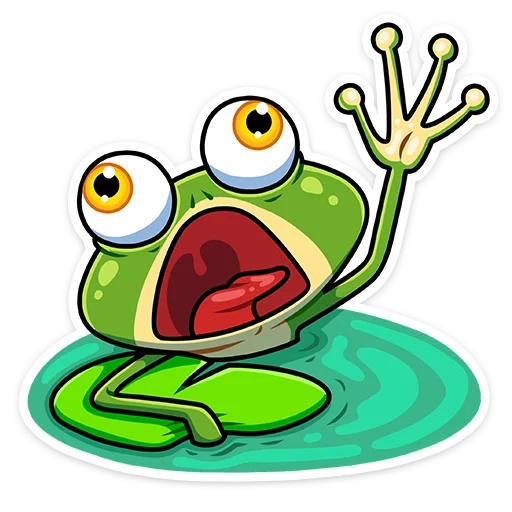 grenouille, les amours sont mignons, dessin de grenouille, grenouille verte