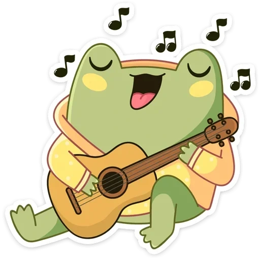 funnel, a singing frog, funnel frog, cute frog pattern