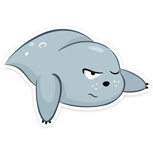 sleeper foca, patrón lindo, pequeño delfín, marca de boceto, lindo boceto de delfín