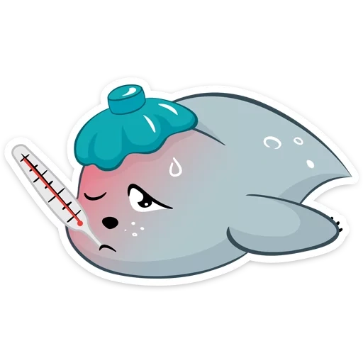 anime, anjing laut asrama, paus chuan, cute whale horn