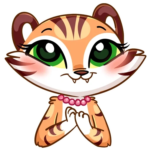 ramses, tiger girl cartoon, the tiger is cartoon girl