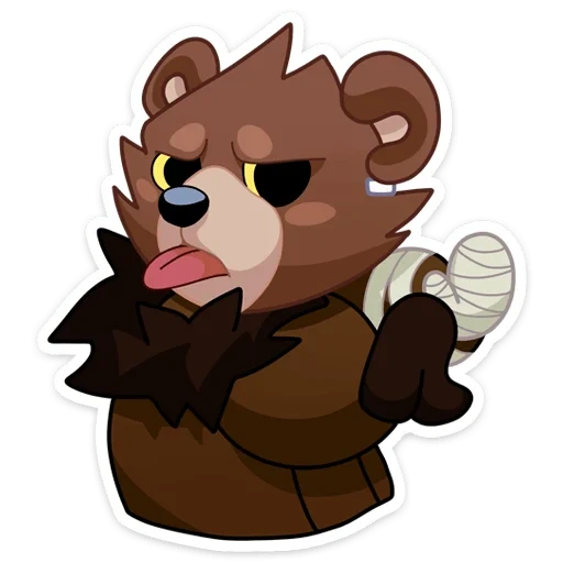 anime, emoji, bear