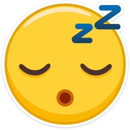 emoji, emoji sleep, sleepy smiley, emojidex smiles