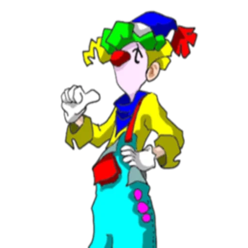 clown, cheerful clown, clown juggler, animated clown, animated clowns
