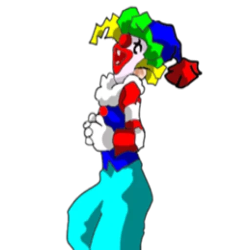 badut, clown, pola badut, karakter badut, joker animasi
