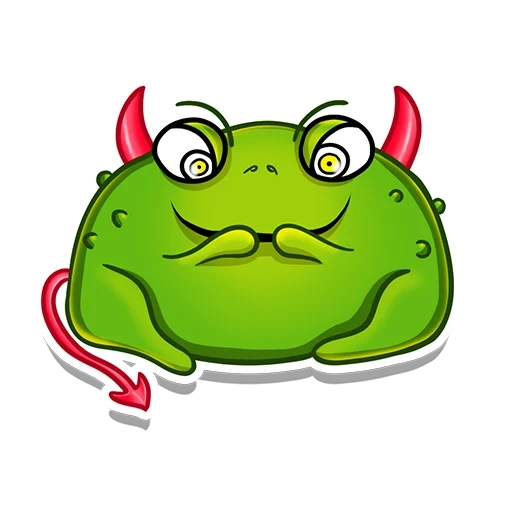 grenouille zhaba, crapaud particulier, grenouille verte, grenouilles de dessin animé, la grenouille est cartoony