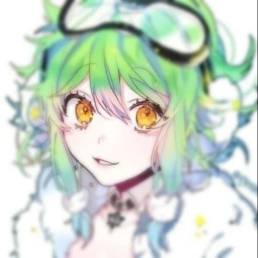 arte de animação, gumi vocaloid, imagem de anime, anime vocais gumi, padrão de anime bonito