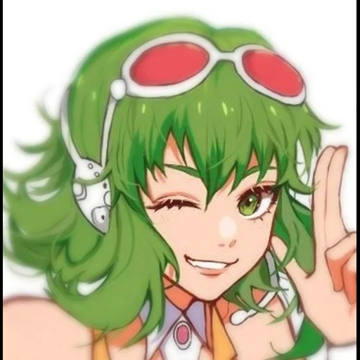 gumi, anime, gumi vocaloid, polina malina, gumi shrub