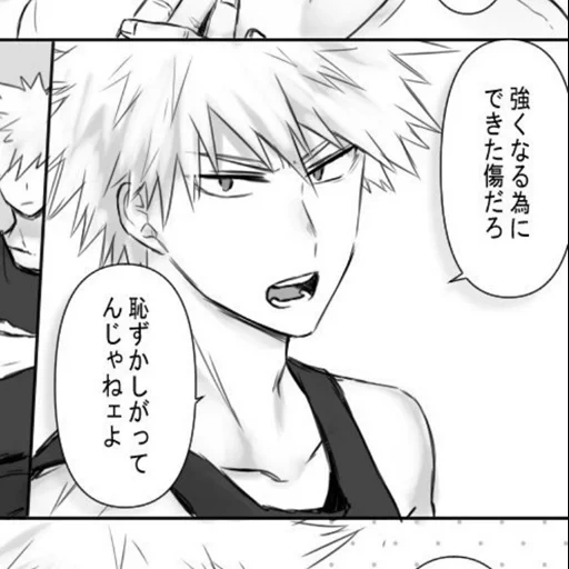 komik, bakugou, bakugo pasif, bakugou katsuki, aizawa bakugo katsuki