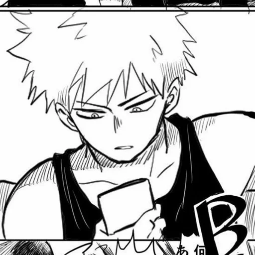 bakugo, bakugou, baku gou, katsuki bakugou, bakugo myriya comics ritagli di giornale