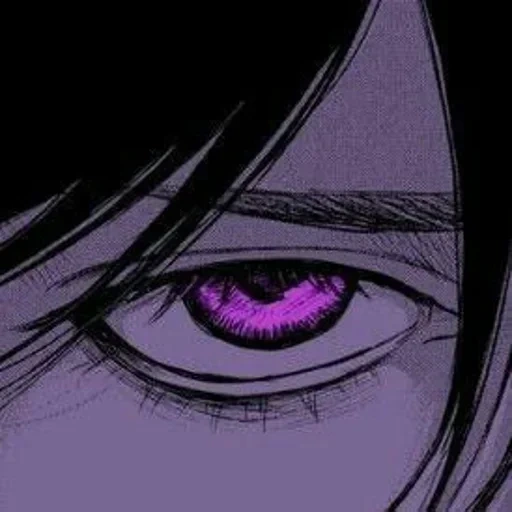 рисунок, манга глаза, глаза аниме, аниме темное, steam profile