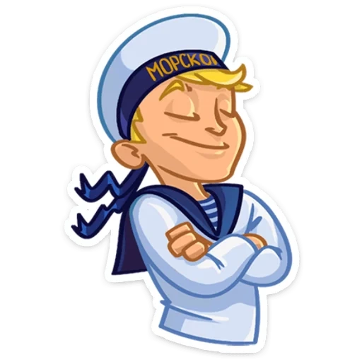 marins, marin d'enfants, la forme du marin, sailor srisovka, vecteur de marin