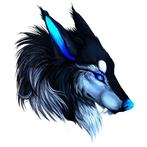 wolf art, blue wolf, wolf animation, wolf tattoos, art wolf head