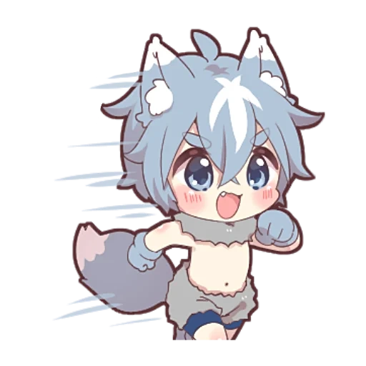 wolf, lovely anime, anime drawings, anime characters, anime cute drawings