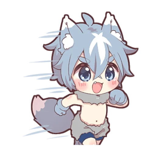 loup, bel anime, dessins d'anime, personnages d'anime, anime dessins mignons