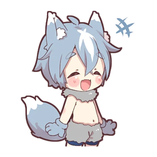 loup, chaton de cendre, personnages d'anime