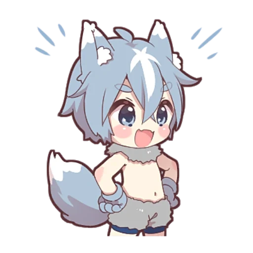 wolf, ash kitten, anime cute, anime characters, anime cute drawings