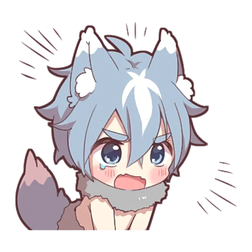 lupo, ash kitten, personaggio di anime
