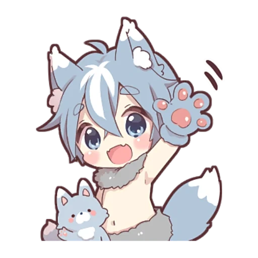 loup, chaton de cendre, personnages d'anime