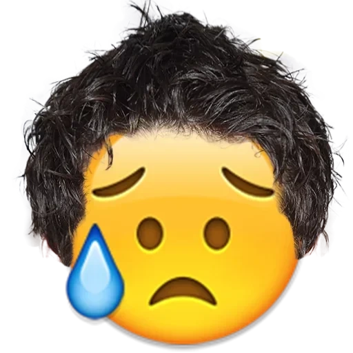 la peur des emoji, emoji sourit, emoji est triste, emoji shaggy