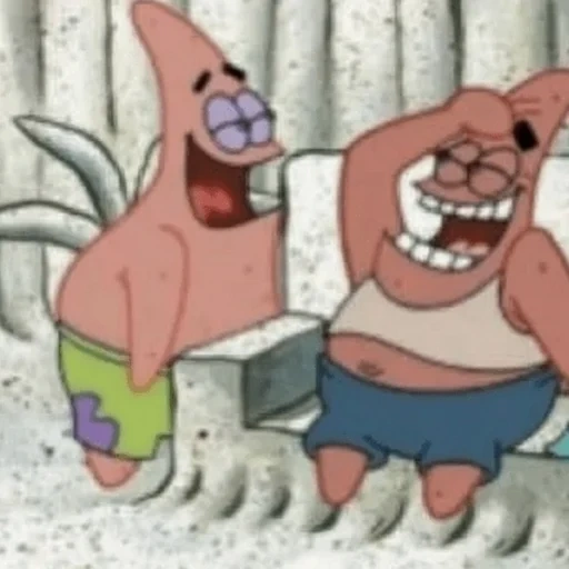 patrick, le père de patrick, pantalon carré bob, bob l'éponge carré, pantalon carré bob l'éponge