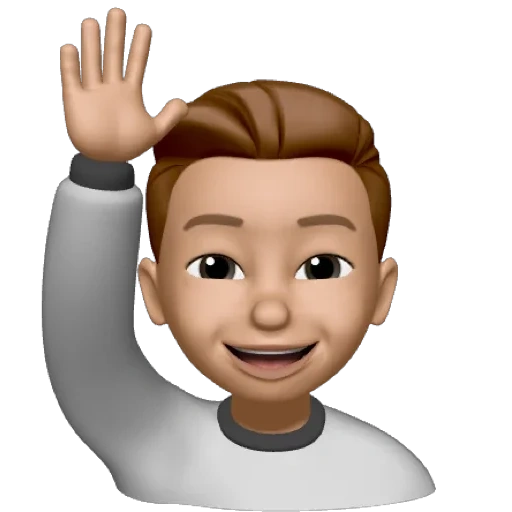 asiático, memoji, thomas ricky, menino emoji, desenho leve de emoji