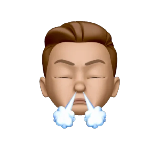 asiático, memoji, humano, ícone de experiência, emoji é engraçado