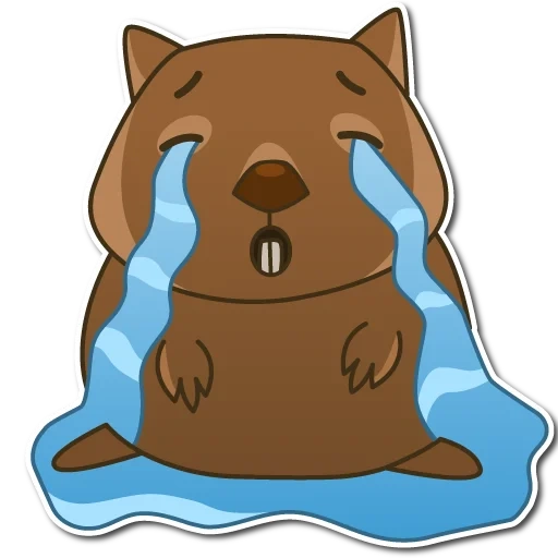 wombat, stickers little bear bear 89692653 twitter