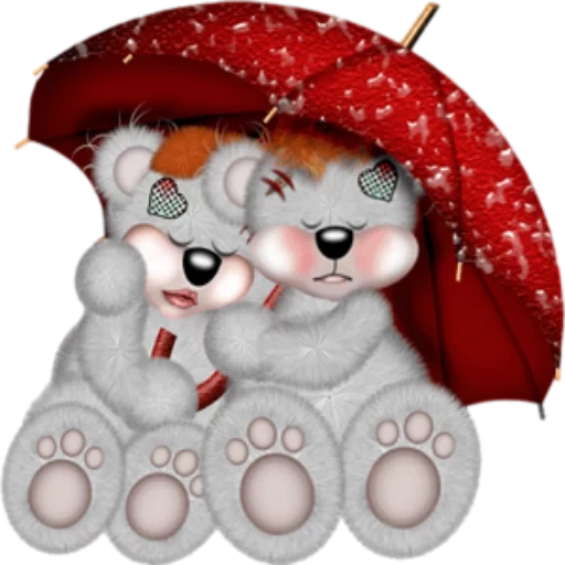 lovers mishka, animashki phone, on valentine's day, bear animation lovers, mishka in love with a transparent background