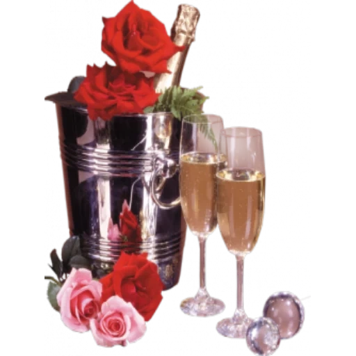 verre à champagne, une coupe de fleurs de champagne, fleurs de coupe de champagne, verre à vin couleur champagne, carte de voeux avec coupe de champagne