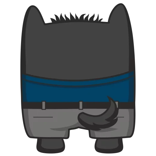 cat, characters, batman chibi