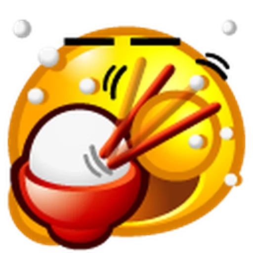 grandes emoticones, smilik con un cepillo, icono smiley caliente, hermosos emoticones de sueño, smiley golpeando su cabeza