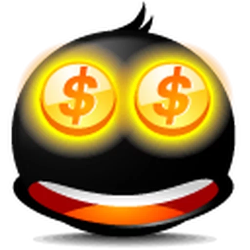 money, emoji, revenue plan, big smiling face, greedy smiling face