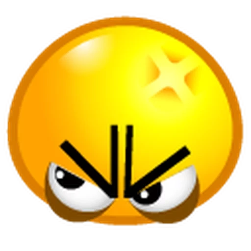 evil smiley, smiley 32x32, enojo sonriente, grandes emoticones, un emoticón disgustado