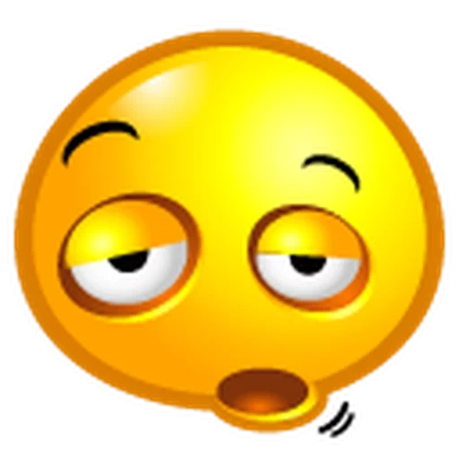 emoji, smileik art, smileik está cansado, smiley cansado, smiley com olhos correndo